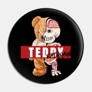 skeleton teddy Pin