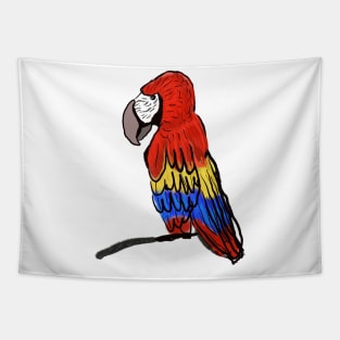 Macaw Rainbow Parrot Tapestry