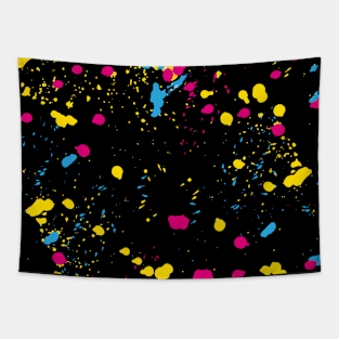 Love the 80s Paint Splash Tapestry