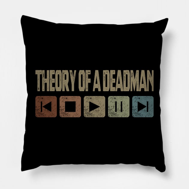 Theory of a Deadman Control Button Pillow by besomethingelse