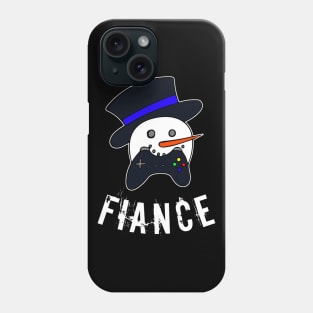 Snowman Face Gamer Fiance Phone Case