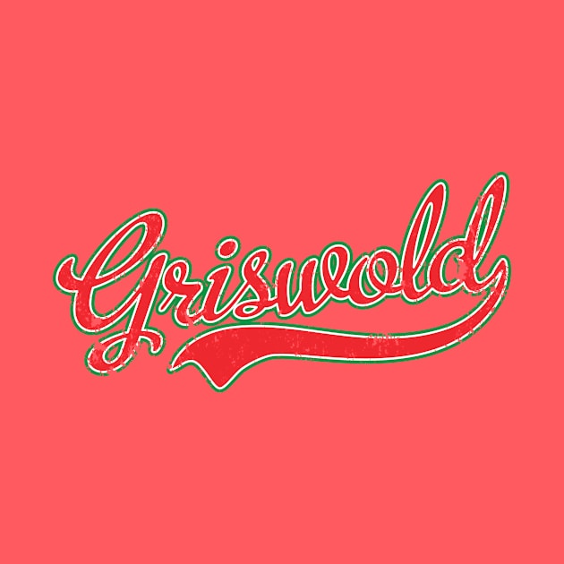 Griswold Red Script Distressed by Christ_Mas0