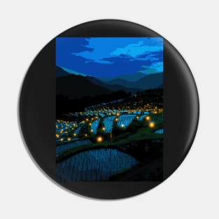 Rice Field - Landscape Pin