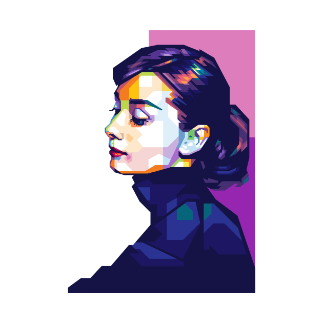 Audrey hepburn WPAP Pop Art by giltopann