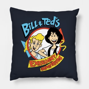 Bill & Ted's Excellent Adventure - Cartoon Pillow