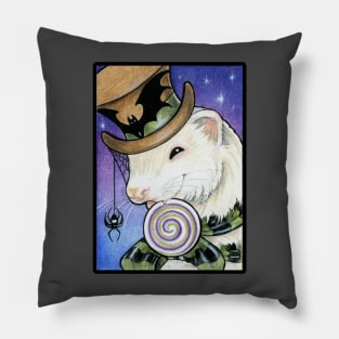 Trick or Treat Ferret - Design 2 Pillow