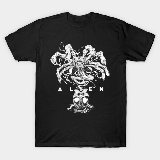 alien facehugger shirt