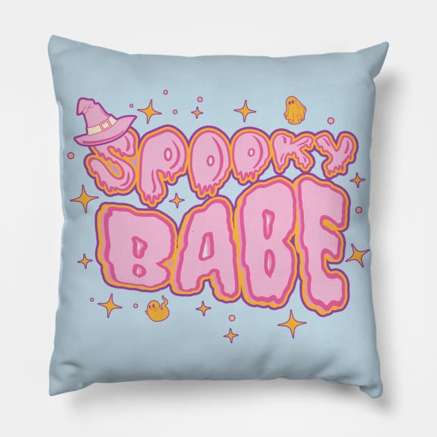 Spooky babe Pillow by onemoremask