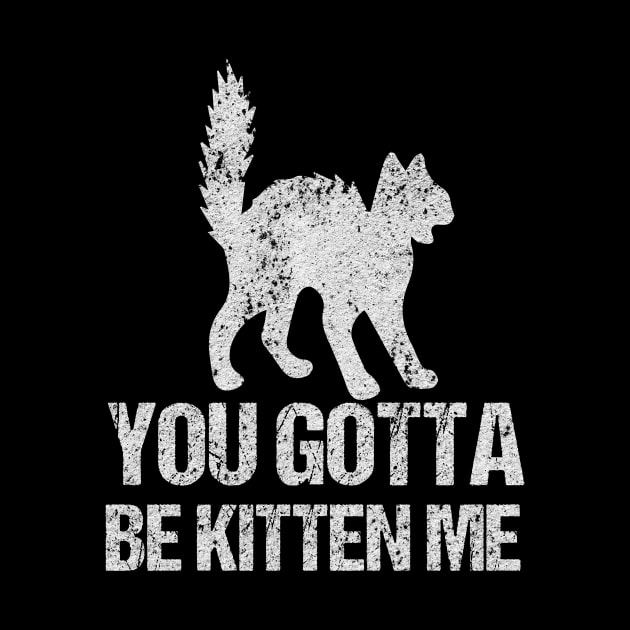 Cat you gotta be kitten me by HBfunshirts