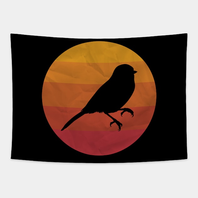 Vintage Chickadee Tapestry by ChadPill