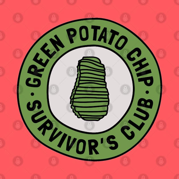 Green Potato Chip Survivor's Club by Expandable Studios