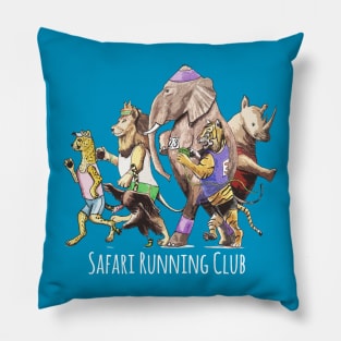 Safari Running Club Pillow