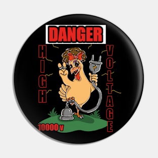 High voltage danger Pin