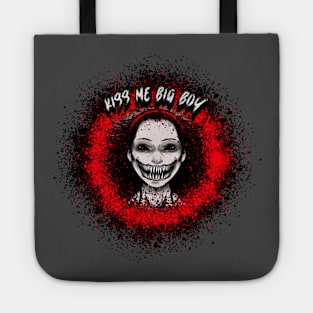 Kiss Me Big Boy Graphic Tote