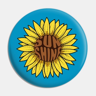 Sunflower - Sunshine Design Pin