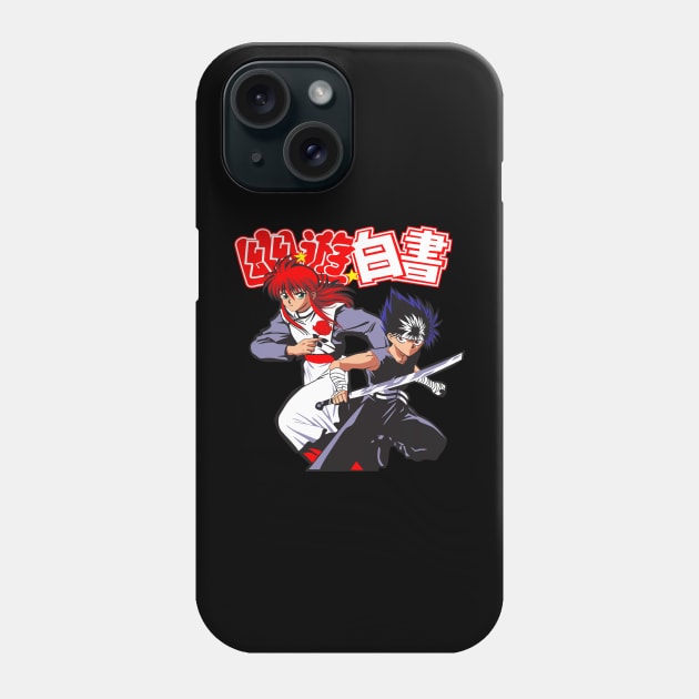 YU YU Hakusho anime Fanart Phone Case by Planet of Tees