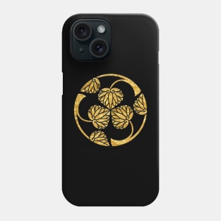 Japanese Mon Mitsuwari Tachi Aoi Phone Case