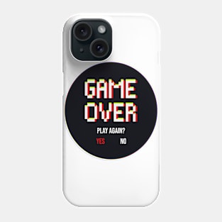 Pixelated Game Over - Gamers Life Design Phone Case