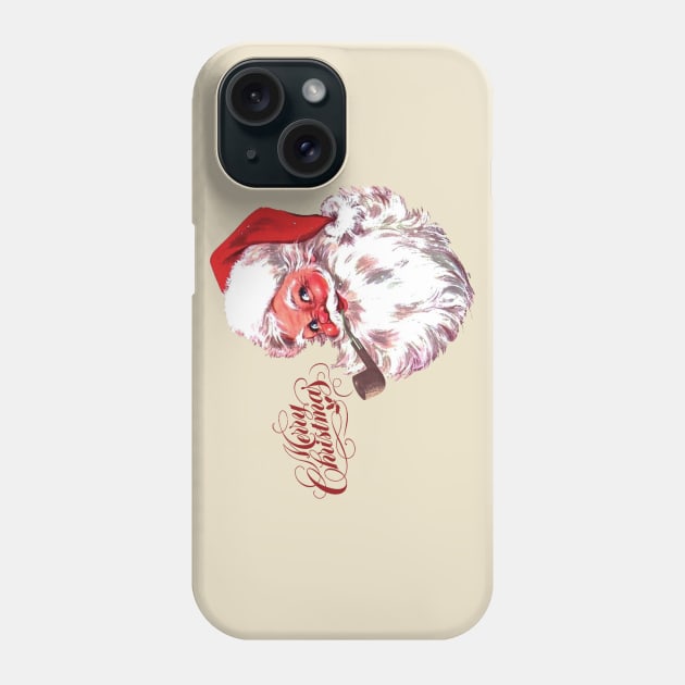 Merry Christmas From A Classic Pipe Smoker Phone Case by Eugene and Jonnie Tee's