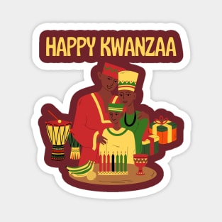 Happy Kwanzaa Magnet