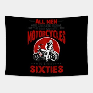 Ride Motorcycles In Their Sixties 60Th Birthday Tapestry