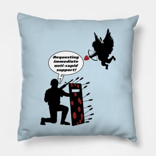 Requesting Immediate Anti-Cupid Support! Pillow