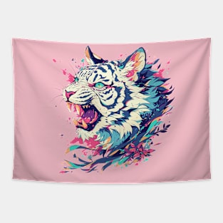 white tiger Tapestry