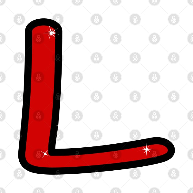 Letter L. Name with letter L. Personalized gift. Abbreviation. Abbreviation. Lettering by grafinya