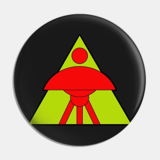 Tripod Warning Marker Pin