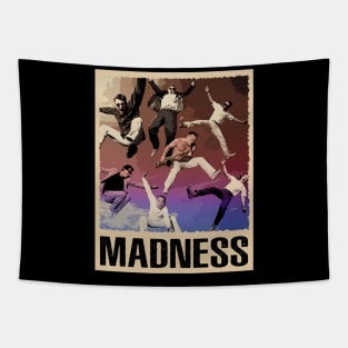 Madness 2 Tone Icons - Commemorate the Band's Genre Influence with This Tee Tapestry