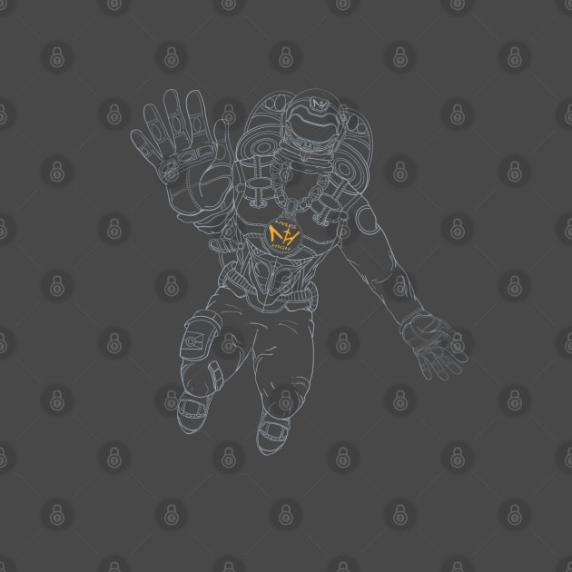 MHI Gray Outline Spaceman by mylehighinternational