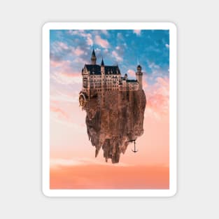 Surreal castle Magnet