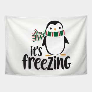 I'm Freezing - Penguin Tapestry