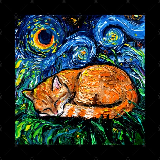 Orange Tabby Night full image by sagittariusgallery