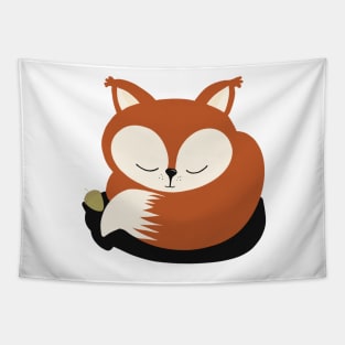 Sleeping Little fox Tapestry