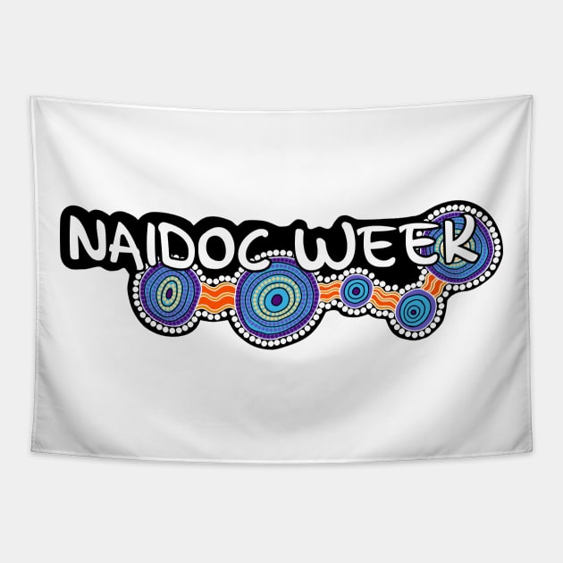 Aboriginal Art - Naidoc Week Tapestry by hogartharts