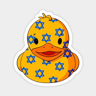 Hannakuh Rubber Duck Magnet