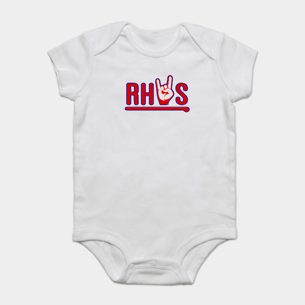 Rhys Hoskins Baby Clothes  Philadelphia Baseball Kids Baby Onesie