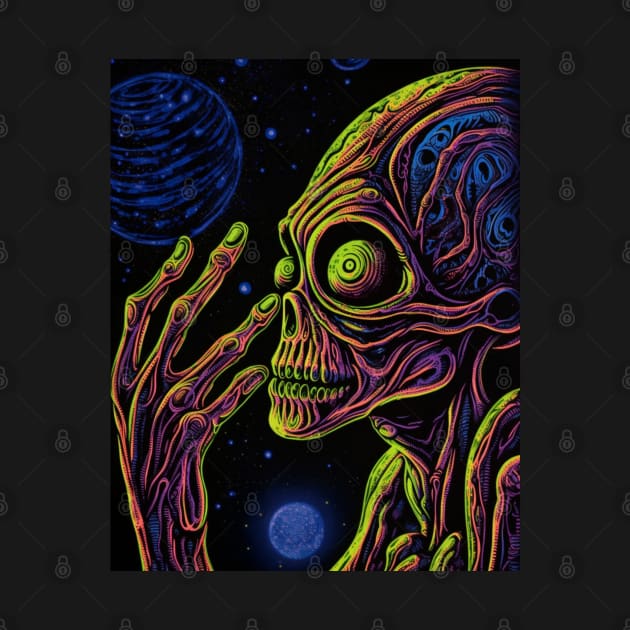 Bug Eye Alien by Time Travelers Nostalgia