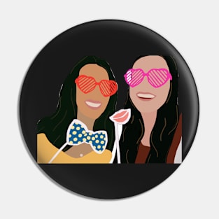 Haley & Alaina! Sticker Pin