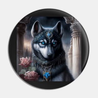 Royal Wolfdog Pin