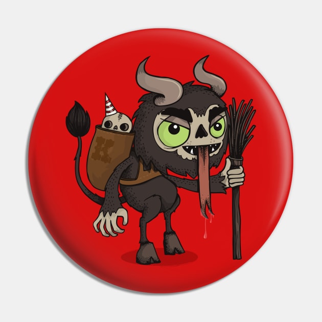 Krampus Is Coming Pin by wotto