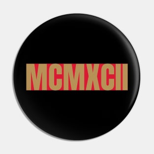 mcmxcii Pin