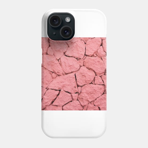 PASTEL PINK ROCK ABSTRACT PATTERN AND TEXTURE Phone Case by stephaniek