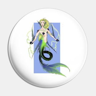 Electric Mermaid Pin