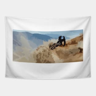 Brandon Semenuk Roost Painting Tapestry