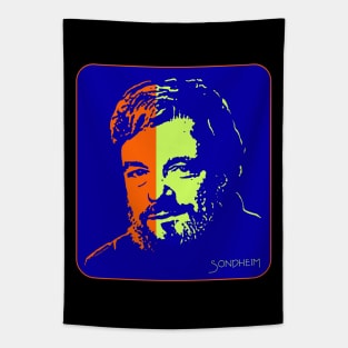 Sondheim, Blue Background Tapestry