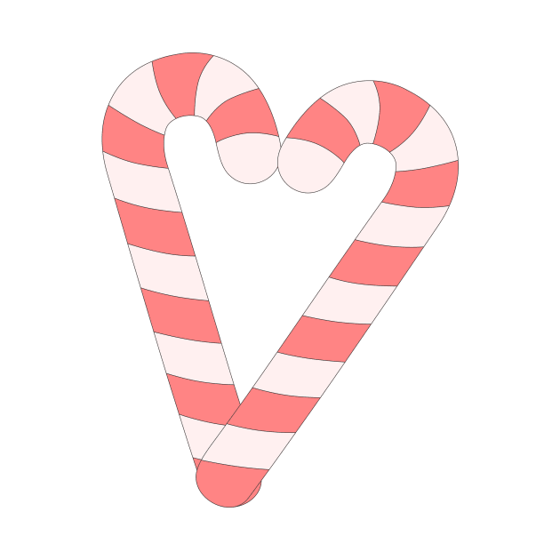 Candy Cane Heart by djhyman