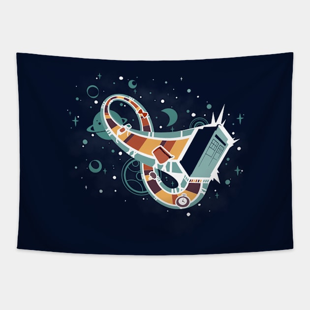 Time Loops Tapestry by Licunatt