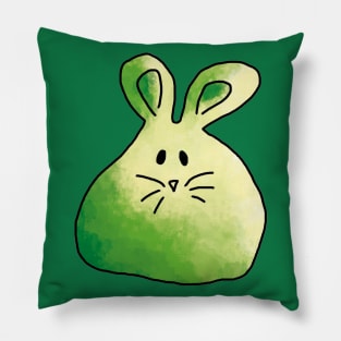 cute green rabbit Pillow